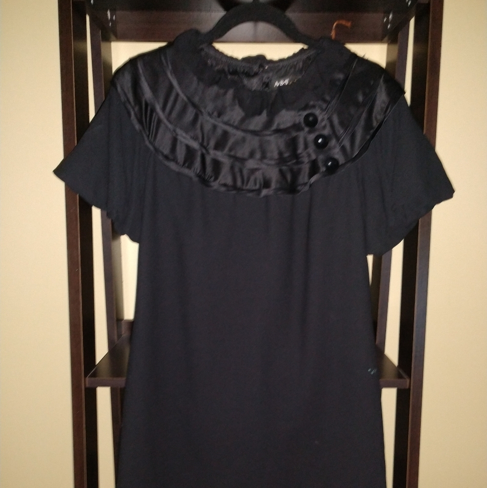 ABS Allen Schwartz black cocktail dress 6
